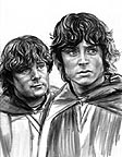 Sam and Frodo in Ithilian